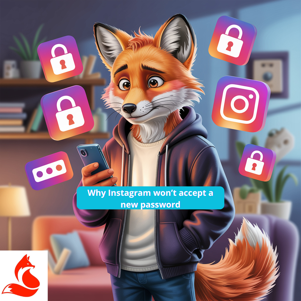 Why Instagram won’t accept a new password